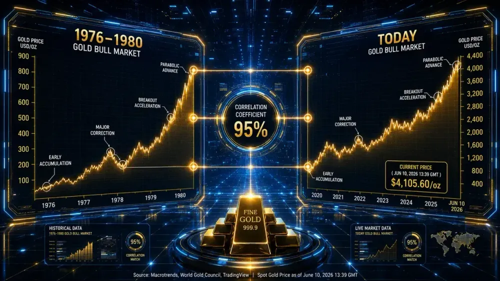 Gold price could triple if 1970s bull market pattern holds, says Jeff Clark
