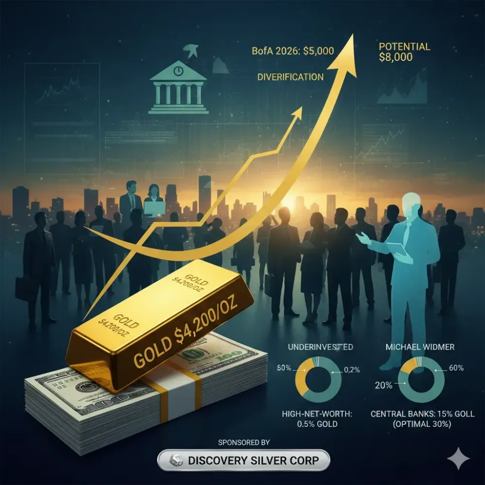 Gold prices will only peak when market conditions change, which won’t happen in 2026 - Bank of America’s Widmer