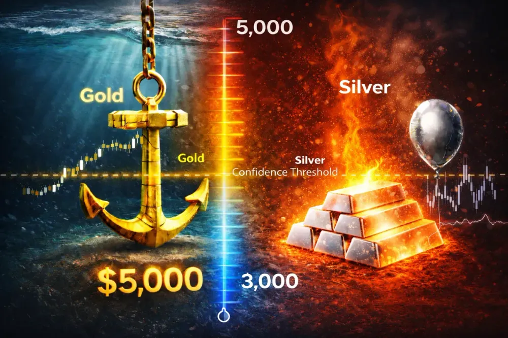 Gold remains well supported at $5,000, but silver is a bubble - Saxo Bank's Hansen