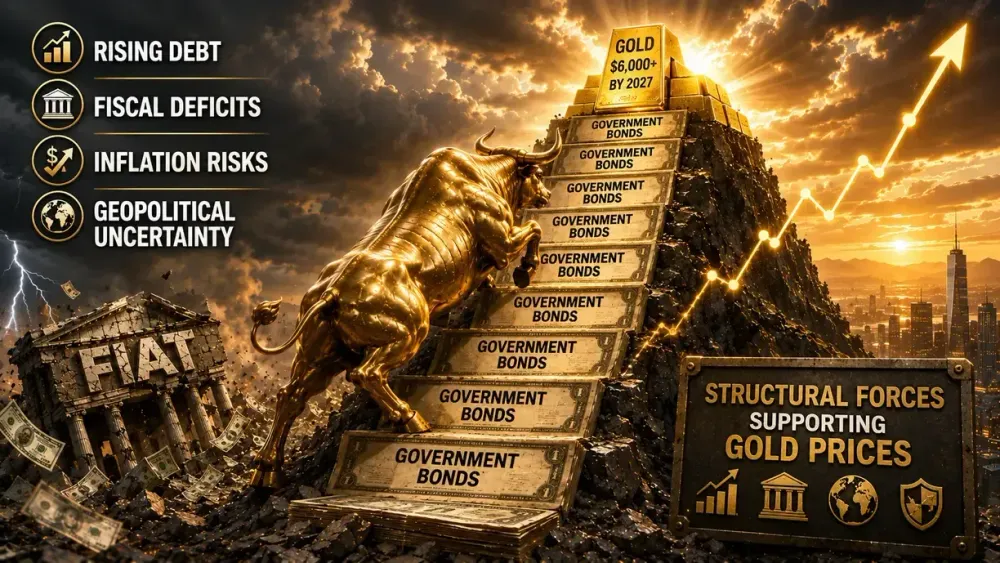 Gold's bull market has room to run as inflation risks, fiscal deficits support prices - Wells Fargo