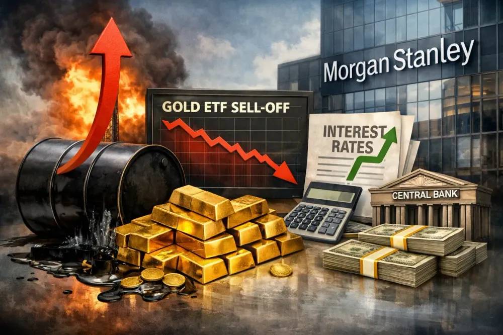 ‘Gold's liquidity works against it’ in oil shock, central bank selling and ETF liquidations still possible – Morgan Stanley’s Gower