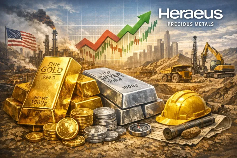 Gold’s safe haven status is intact, high gold and silver prices are boosting exploration budgets – Heraeus