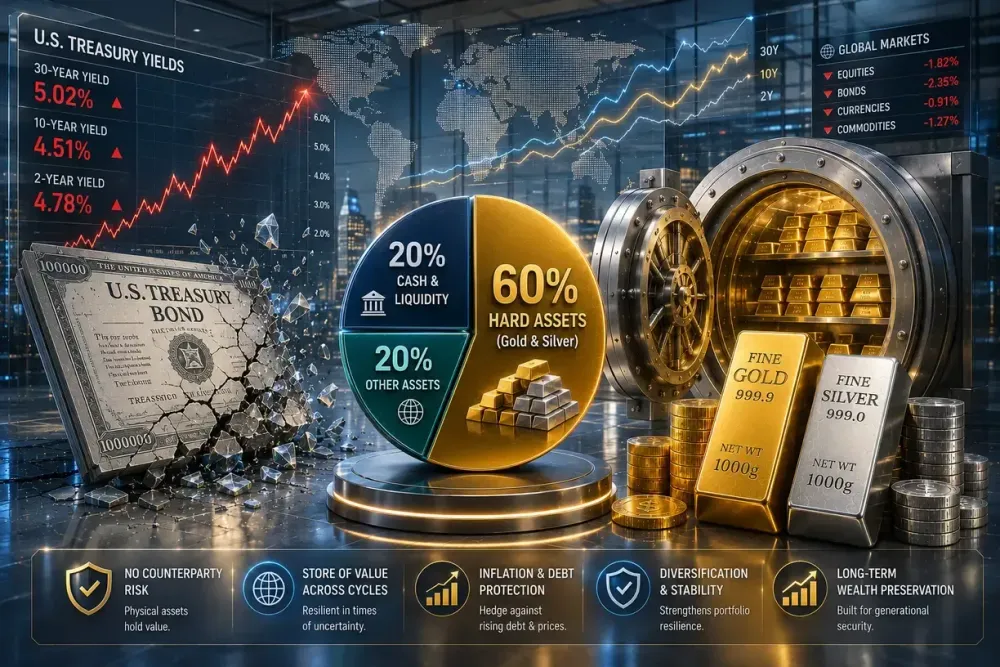 Gold, silver and the new fear behind elevated bond yields