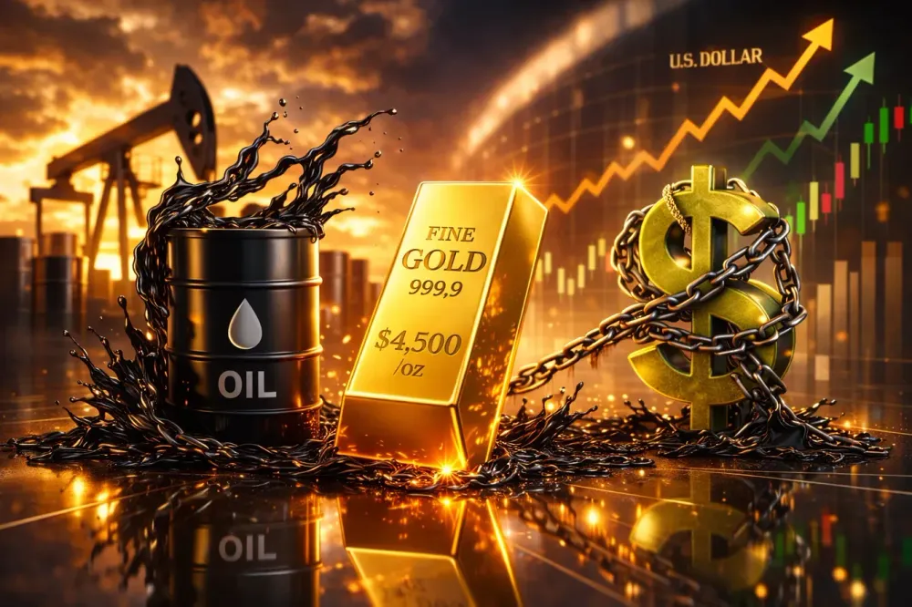 Gold snaps three-week losing streak even as oil prices rise, triggering stagflation fears