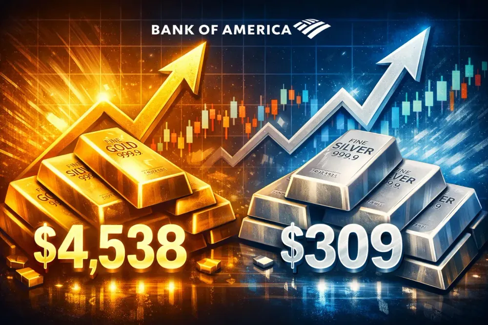 Gold will be the primary hedge and performance driver in 2026, silver could top out between $135 and $309 – Bank of America’s Widmer