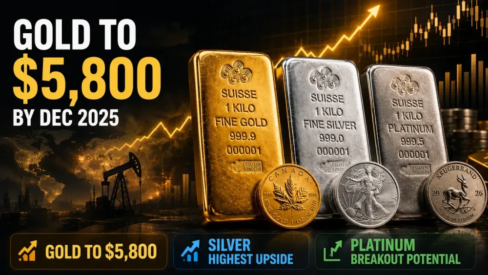 Gold will hit $5,800 ATH by December, but silver has highest upside, platinum has breakout potential – MKS PAMP’s Shiels
