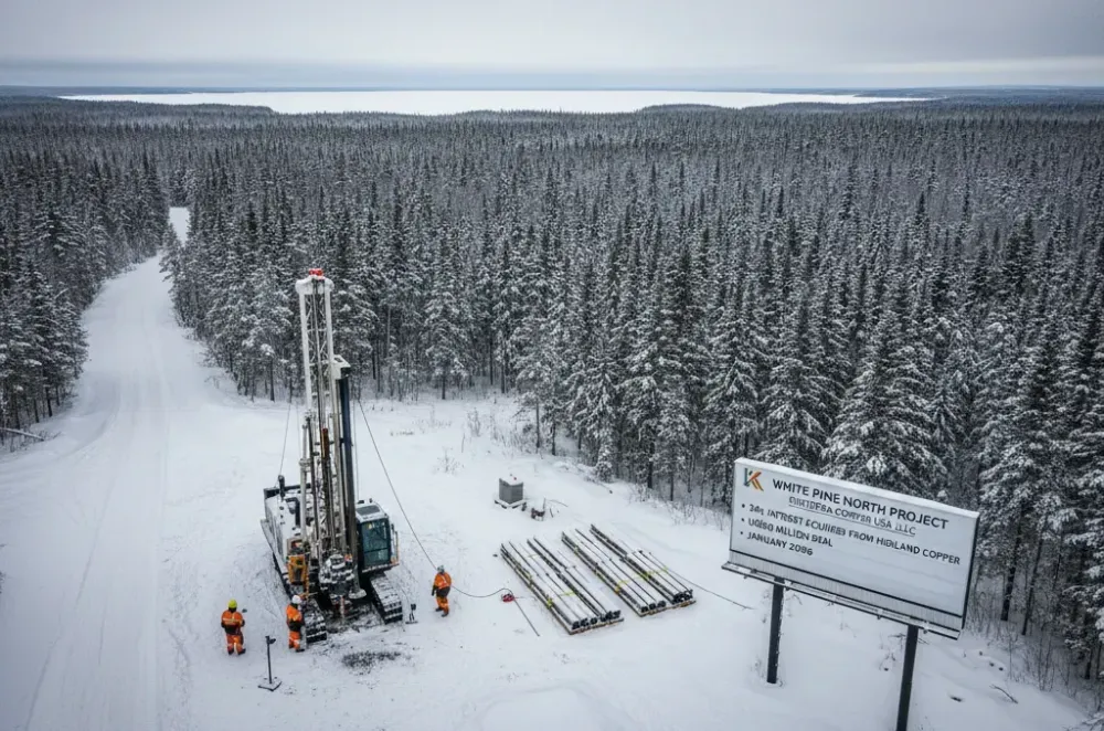 Highland Copper Signs Definitive Agreement for Sale of 34% Interest in White Pine for US$30 Million