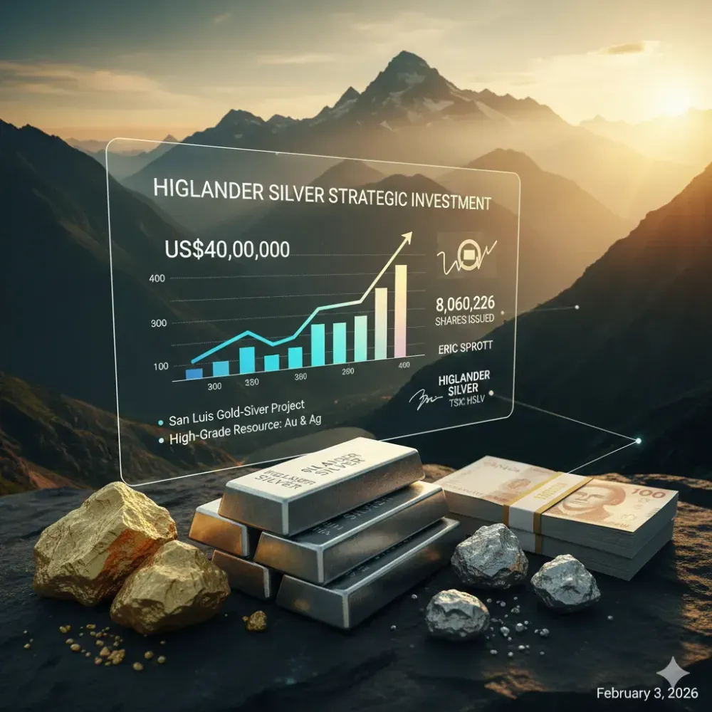 Highlander Silver Closes US$40 Million Strategic Investment by Eric Sprott