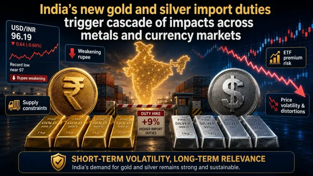 India’s new gold and silver import duties trigger cascade of impacts across metals and currency markets