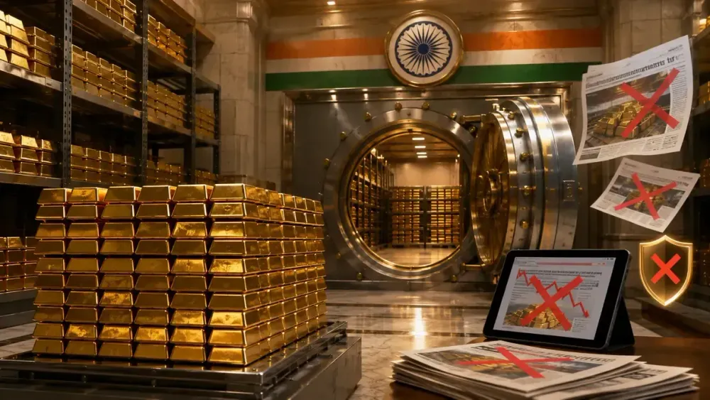 Indian central bank denies media report of $12 billion gold reserve sales