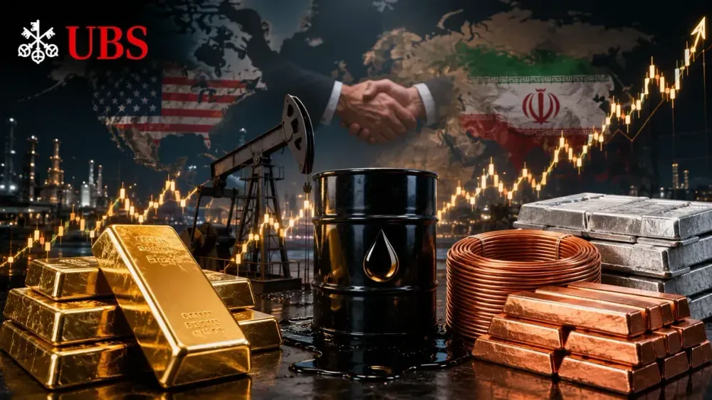 Iran war volatility has boosted commodities across the complex, and gold, oil and base metals prices will rise even after a deal - UBS