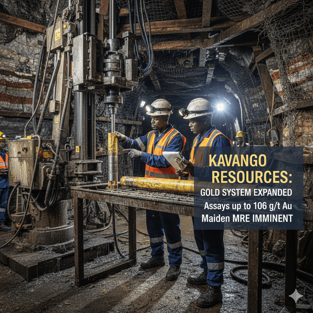Kavango drilling confirms expanded gold system at Bill’s Luck mine
