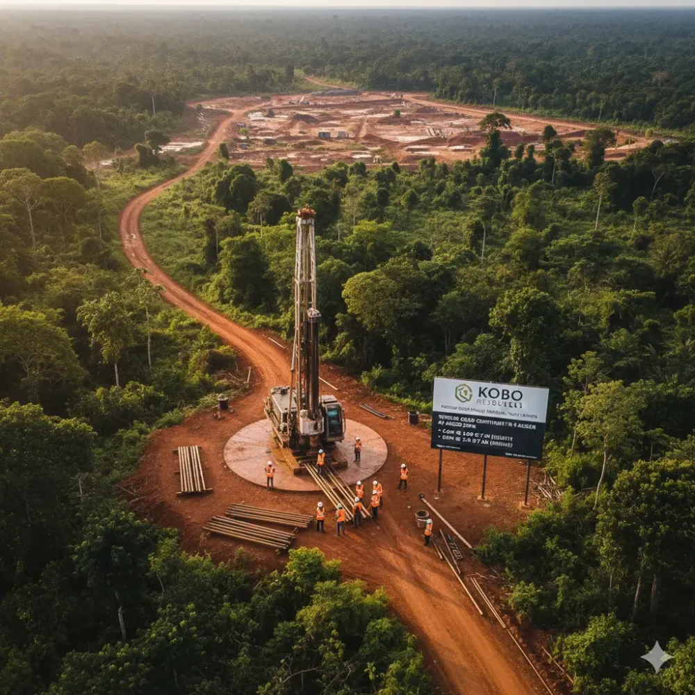 Kobo Resources Strengthens Gold Mineralisation at Kossou Intersecting 9.0 m at 3.60 g/t Au and 8.0 m at 2.54 g/t Au