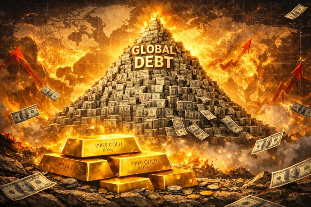 Look beyond the selloff, gold prices should be valued against global debt, not the dollar - abrdn’s Minter