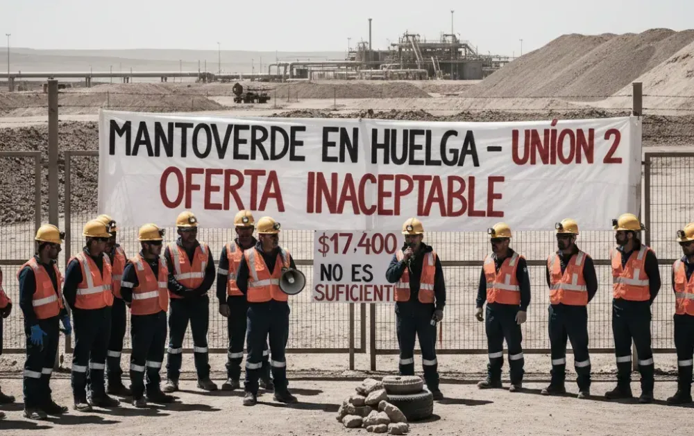 Mantoverde makes workers new offer as strike continues