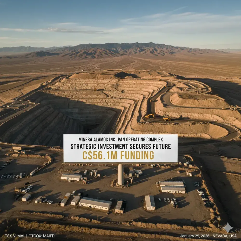 Minera Alamos Announces Secondary Market Purchase of its Shares by Group of Strategic Investors