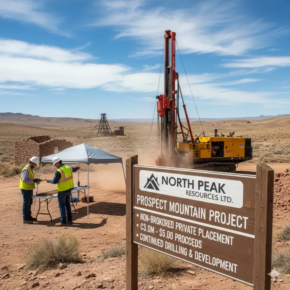 NORTH PEAK ANNOUNCES NON-BROKERED PRIVATE PLACEMENT