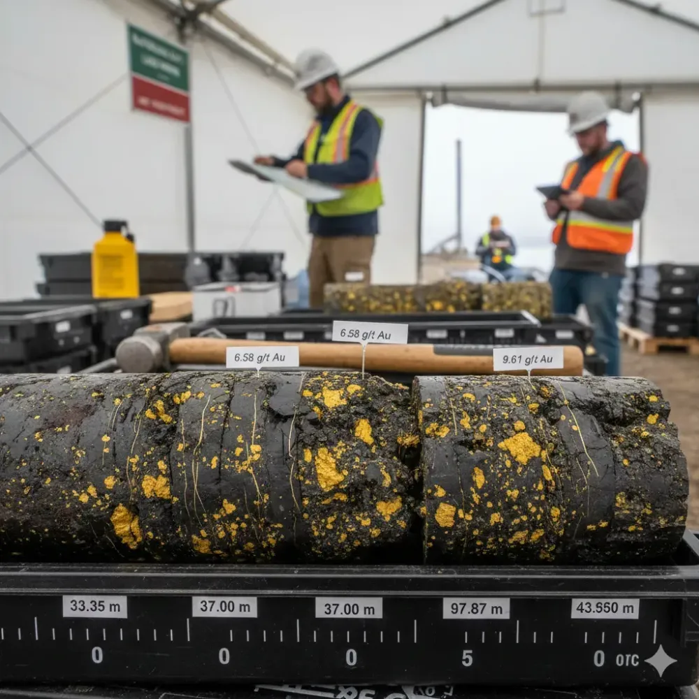Near Surface Intersection Yields 6.58 g/t gold over 10.35 metres