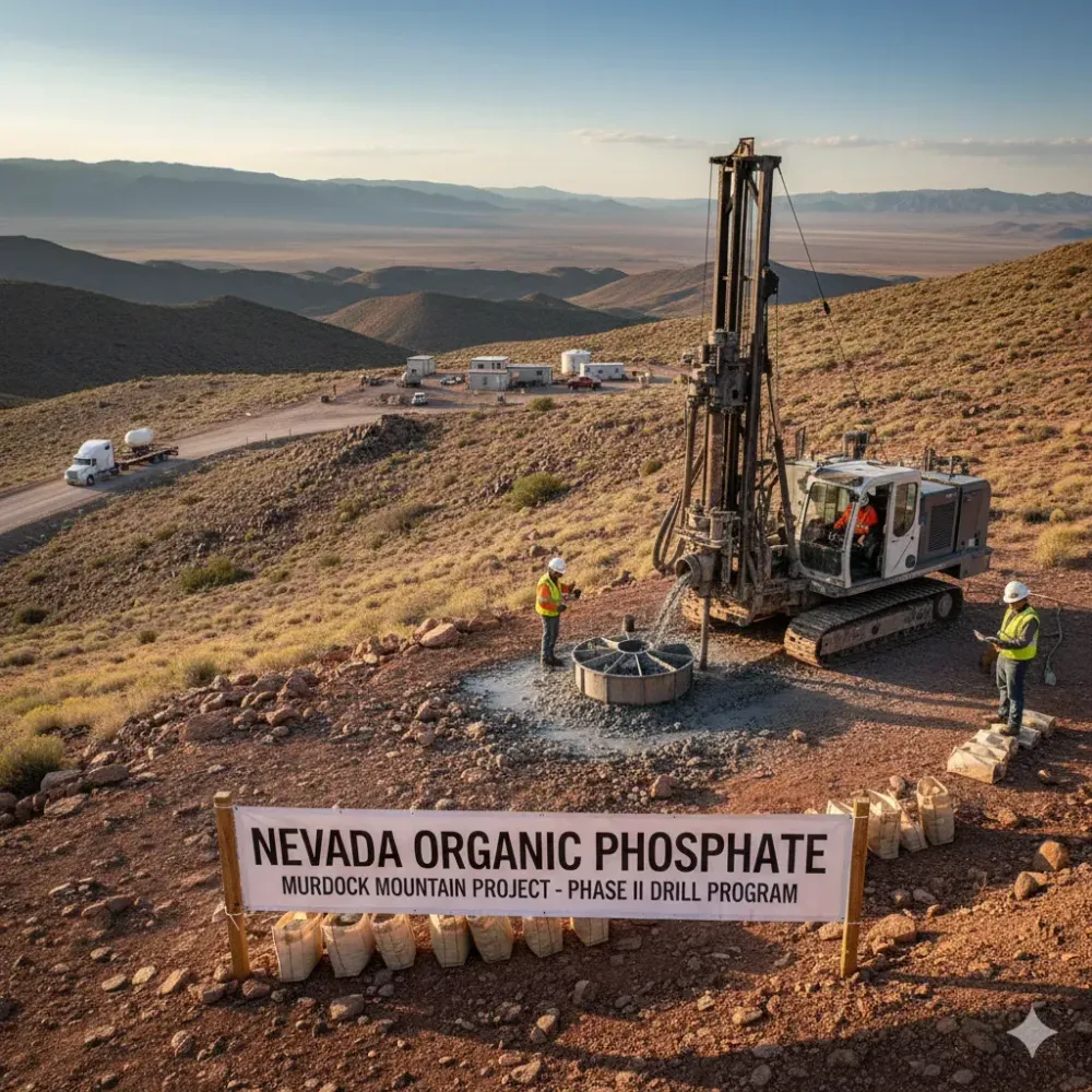 Nevada Organic Phosphate Announces Receipt of $807,000 From Warrant Exercises