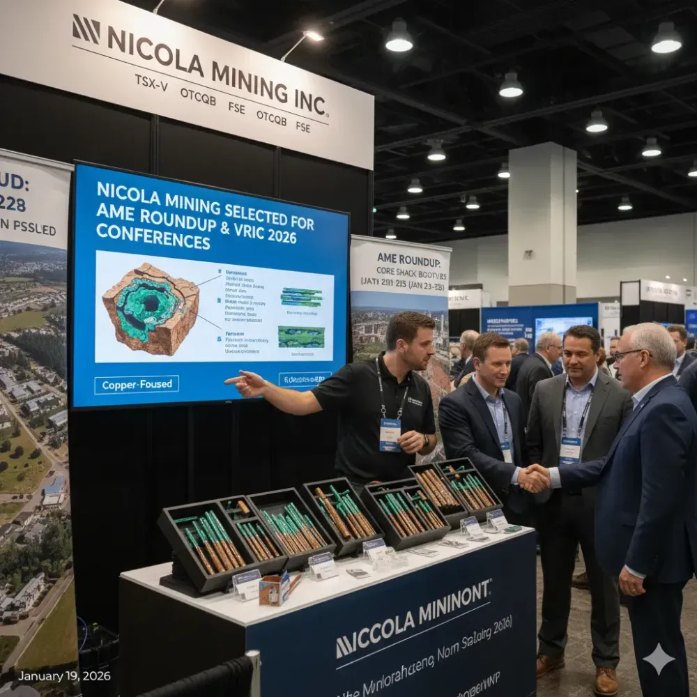 Nicola Mining Selected For Ame Roundup’s Core Shack And Will Participate In The 2026 Vancouver Resource Investment Conference
