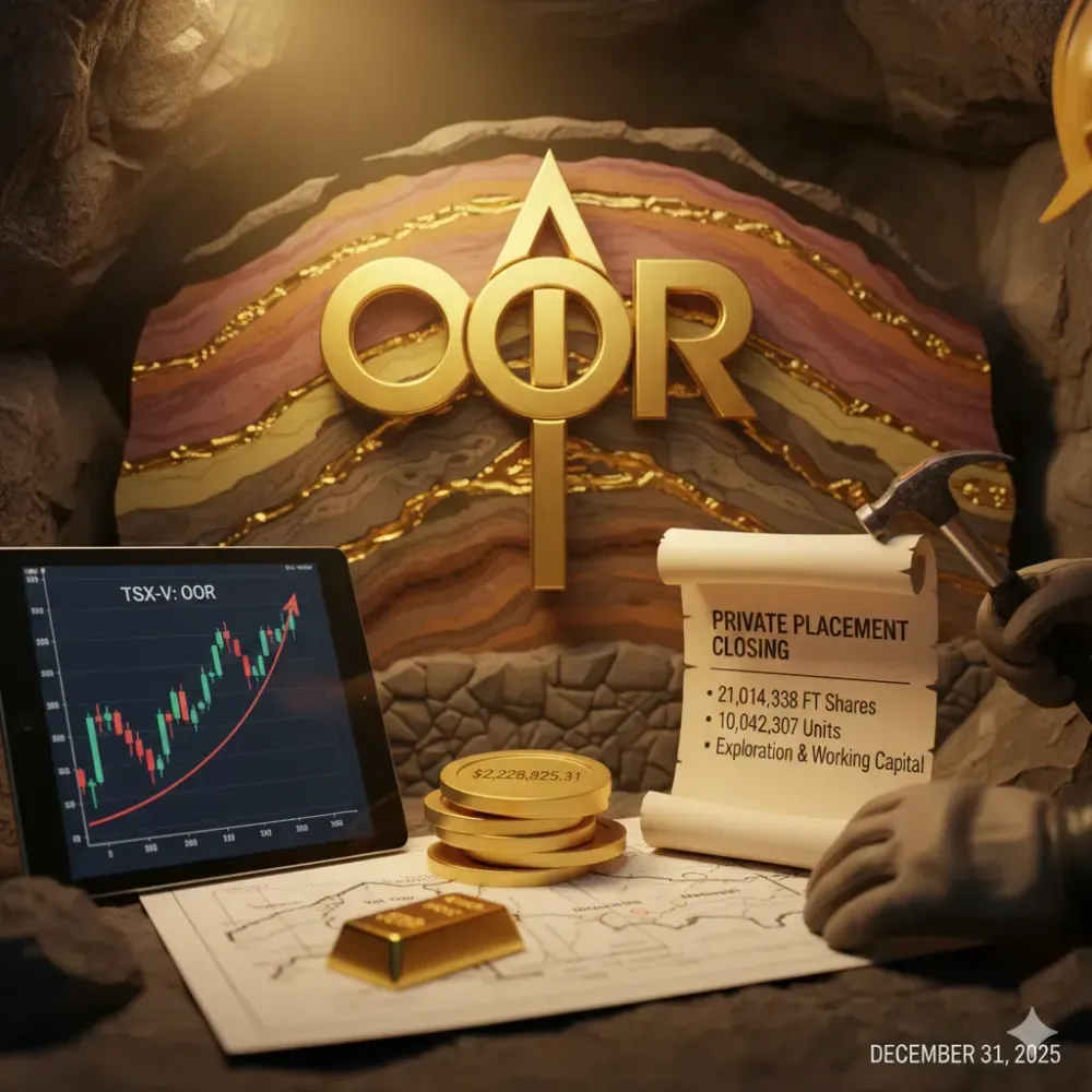 Opus One Gold Corporation Announces Closing of a Private Placement of Flow-Through Shares and Units