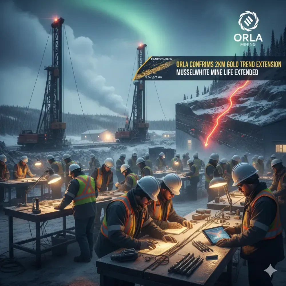 Orla Confirms Two-Kilometre Gold Trend Extension at Musselwhite