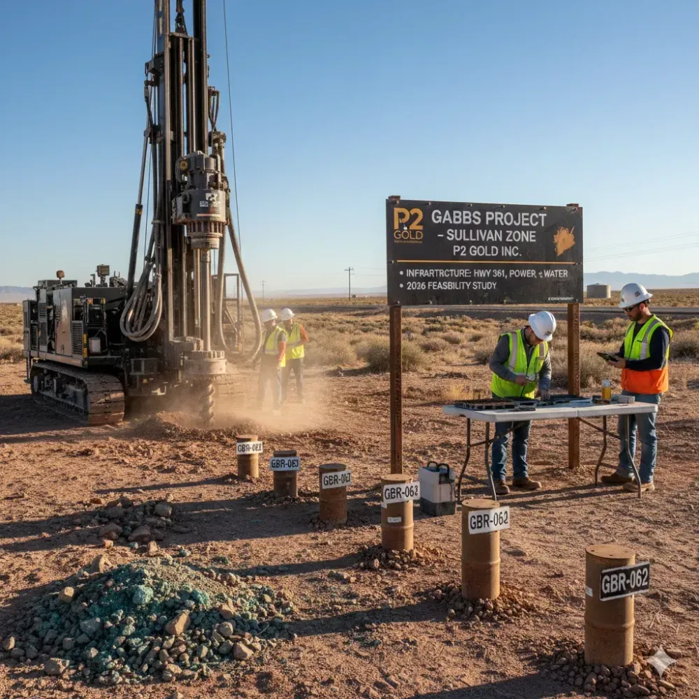 P2 Gold Announces Infill and Expansion Drill Results from Gabbs