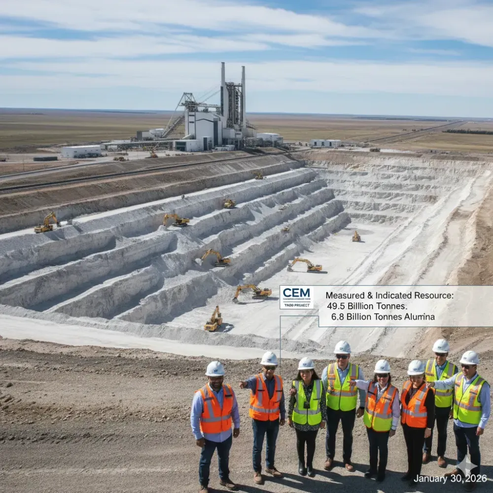 PEA Report Confirms World Leading Alumina Resource in Saskatchewan