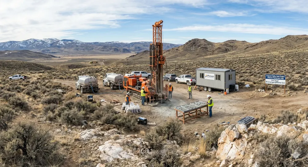 Phenom Resumes Drilling at Crescent Valley