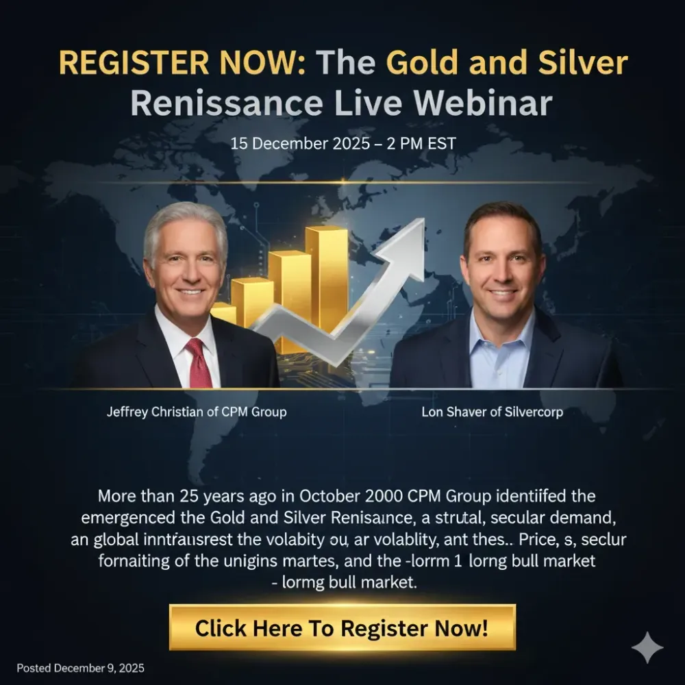 REGISTER NOW: The Gold and Silver Renaissance Live Webinar