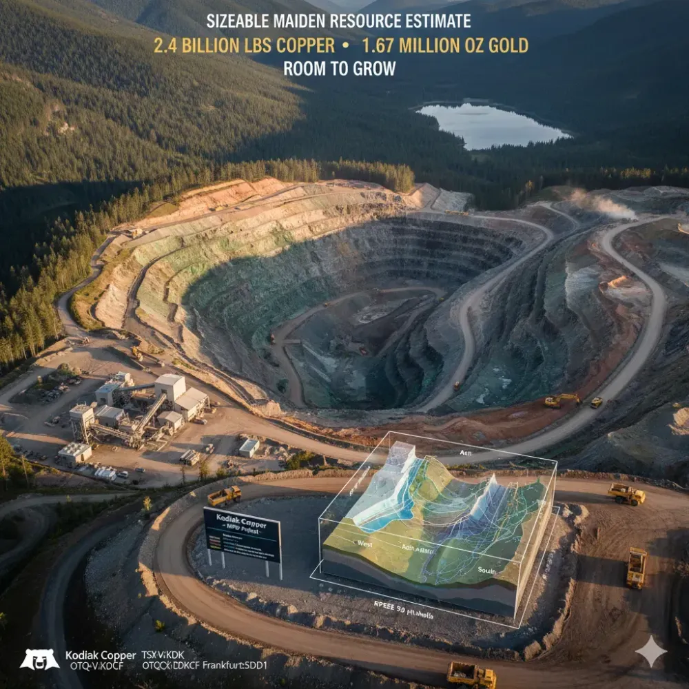 Rick Mills – “Kodiak Copper Publishes Sizeable Maiden Resource Estimate with Lots of Room to Grow”