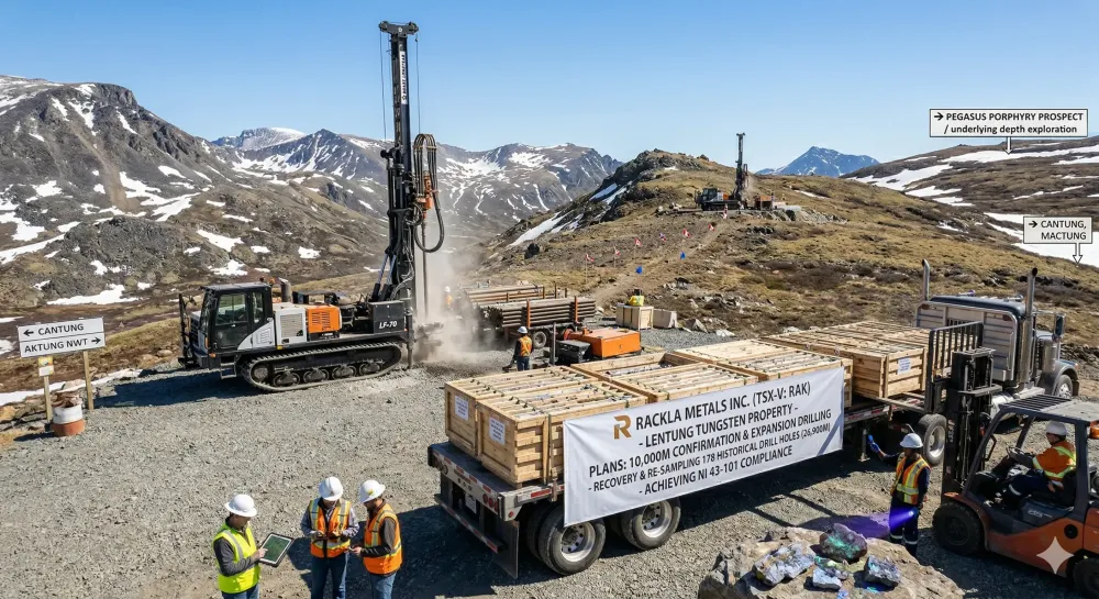 Rick Mills – “Rackla Plans 10,000m Drill Program at Lentung Tungsten Property