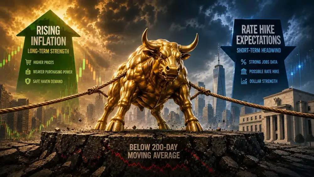 Rising inflation may push real rates lower, setting the stage for gold's next rally