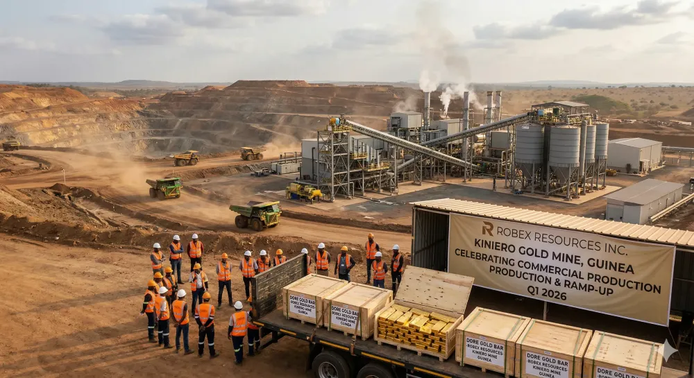 Robex ramps up Kiniero output after first gold pour