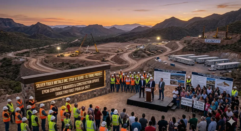 SILVER TIGER AWARDS ENGINEERING PROCUREMENT AND CONSTRUCTION MANAGEMENT CONTRACT AND PROVIDES CONSTRUCTION UPDATE