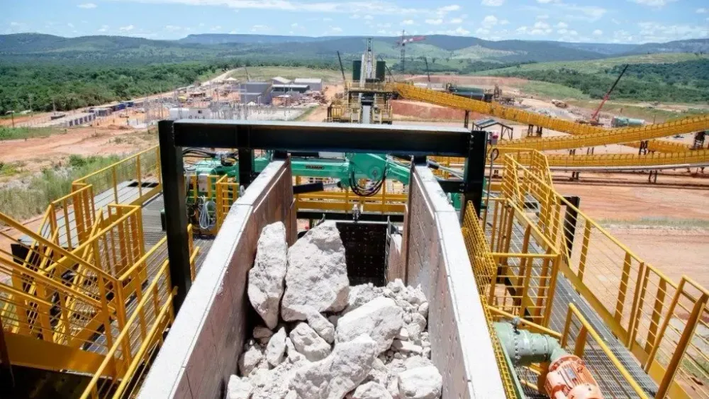 Sigma cathing up on lost weeks of lithium oxide concentrate production