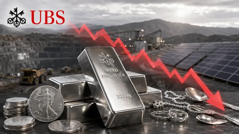 Silver price outlooks chopped as supply deficit forecasted to narrow dramatically in 2026 - UBS