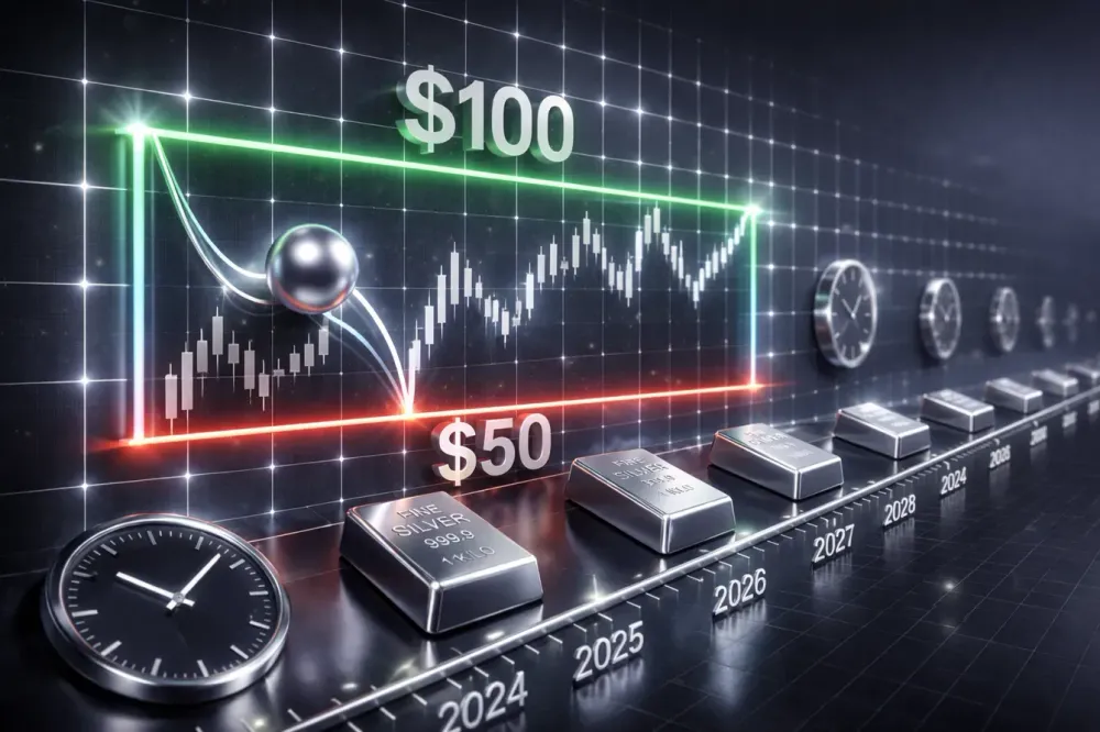 Silver prices to ‘languish between $50 and $100 for years’ - Bloomberg’s McGlone