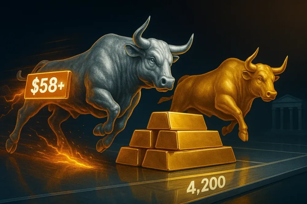 Silver's still on fire: Can gold keep up?
