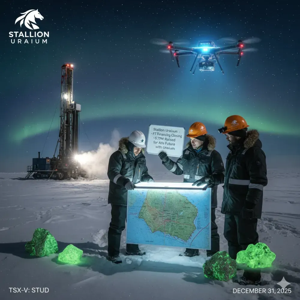 Stallion Uranium Announces Increase to Flow-Through Financing and Completes Private Placement
