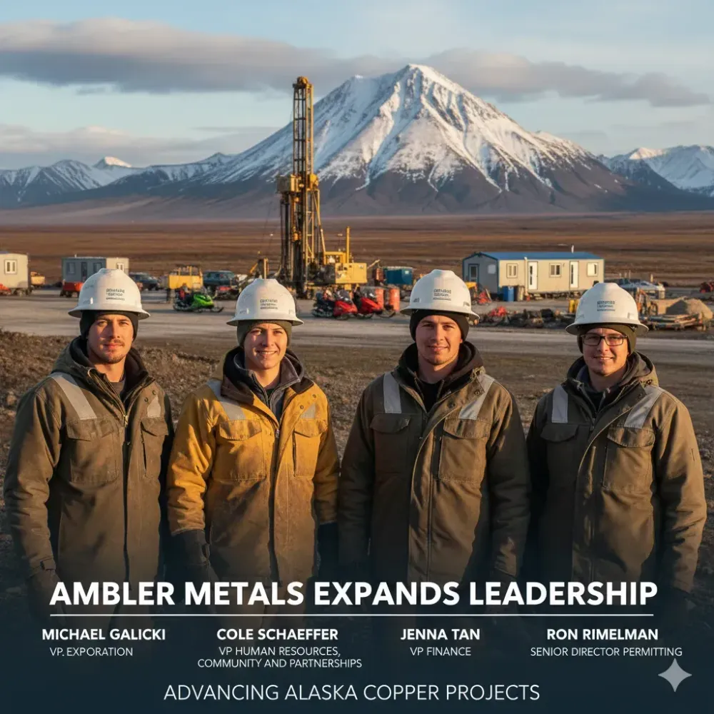 Trilogy expands Ambler Metals leadership to advance Alaska copper projects