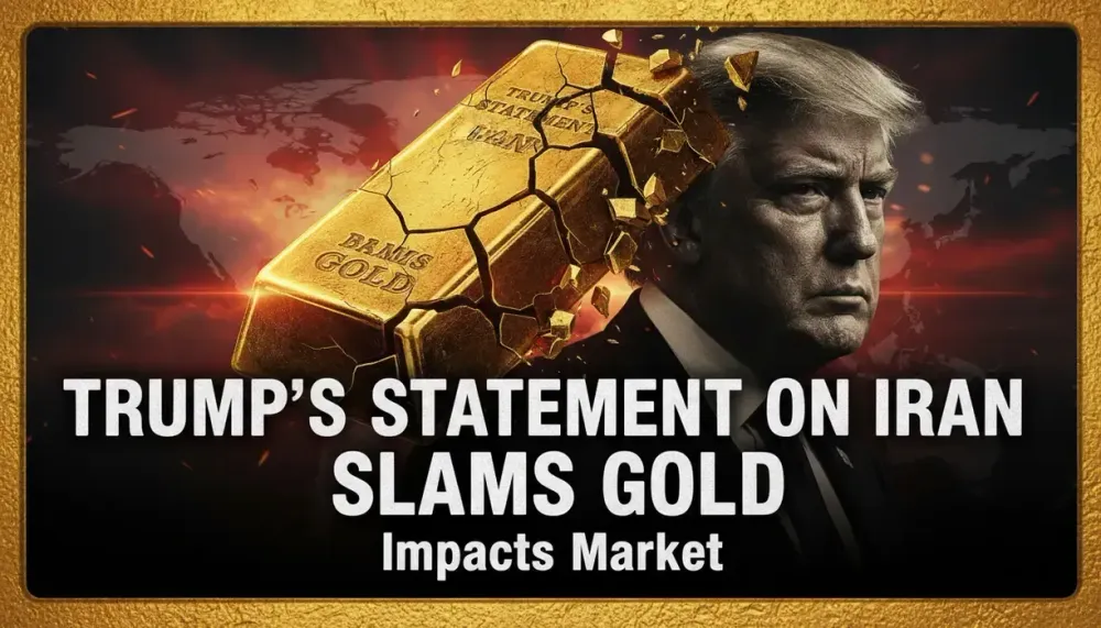 Trump's statement on Iran slams gold