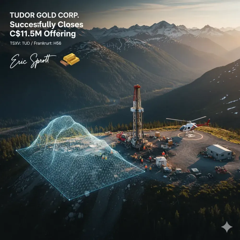 Tudor Gold Announces Closing of $11.5 Million Brokered LIFE Offering, with Participation by Eric Sprott