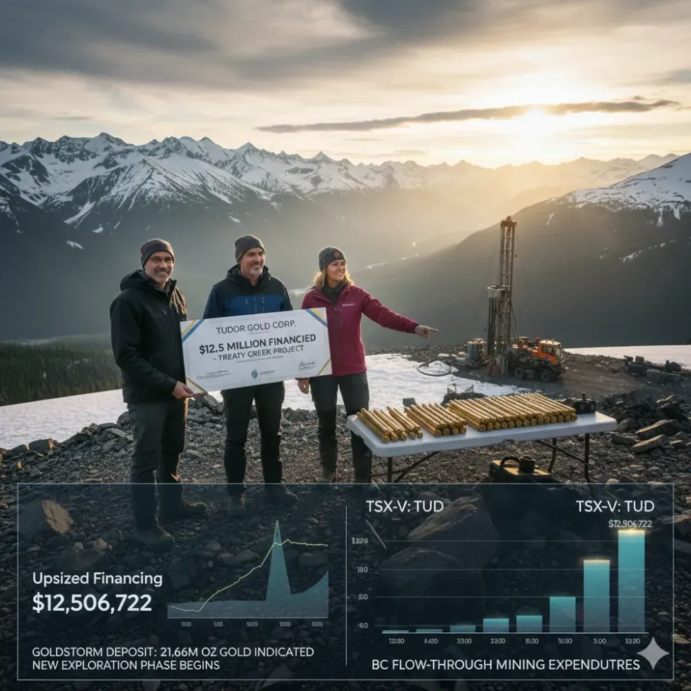 Tudor Upsizes and Closes Final Tranche of Flow-Through Financing