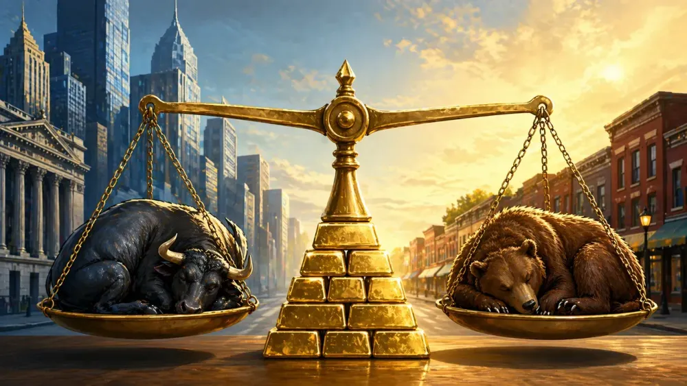 Wall Street and Main Street retreat to the fence after gold remains rangebound with central bank rate decisions on deck