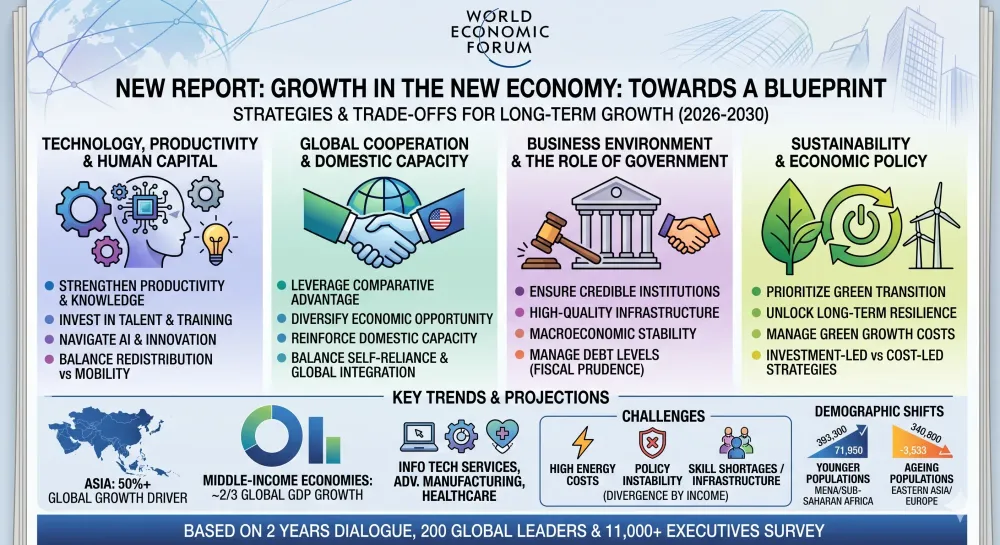 World Economic Forum – New Report Charts Key Strategies and Trade-Offs for Long-Term Growth