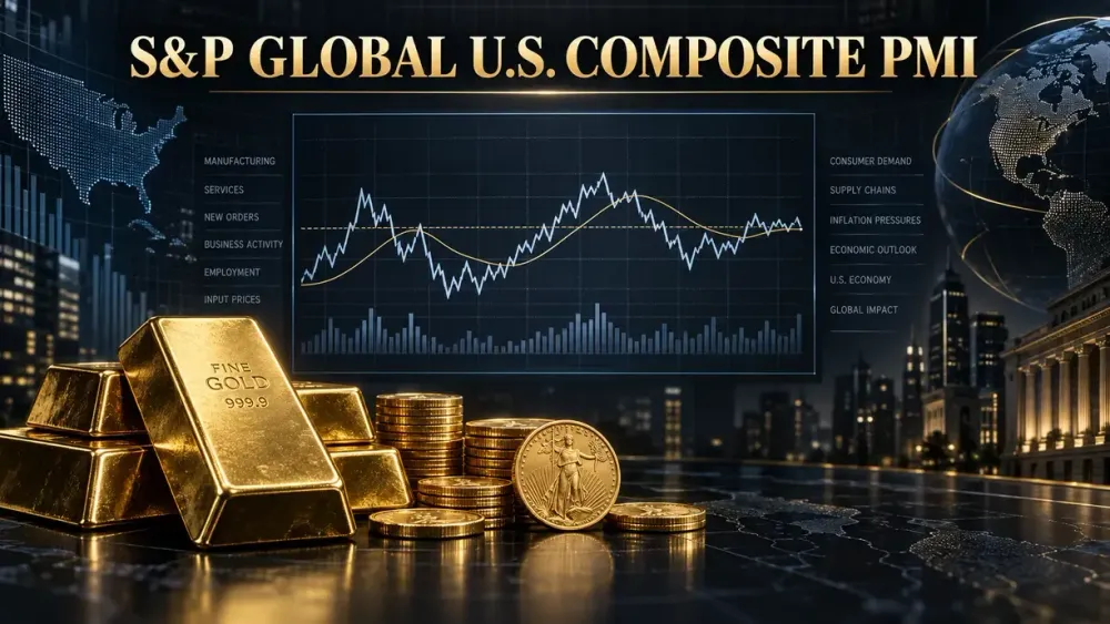 Spot gold drops to $4,280/oz as flash S&P composite PMI improves to 58.4 in September