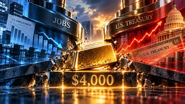 Gold bulls disappointed as weak jobs report fails to spark rally, $4,000 support looms