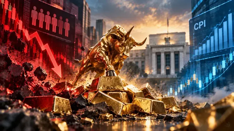 Gold claws back from brutal jobs selloff as markets brace for key inflation data
