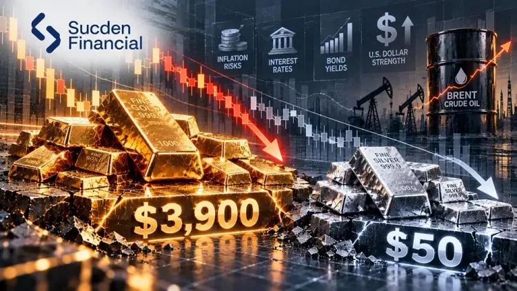 Gold prices could fall to $3,900, silver to $50 as Fed tightening pressures precious metals – Sucden Financial